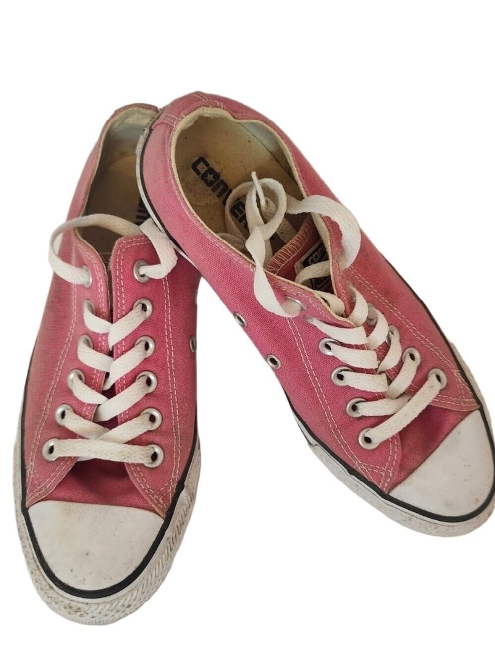 Converse Chuck Taylor All Star Low Top Sneakers Raspberry Pink Women’s Size 8 - Picture 4 of 7